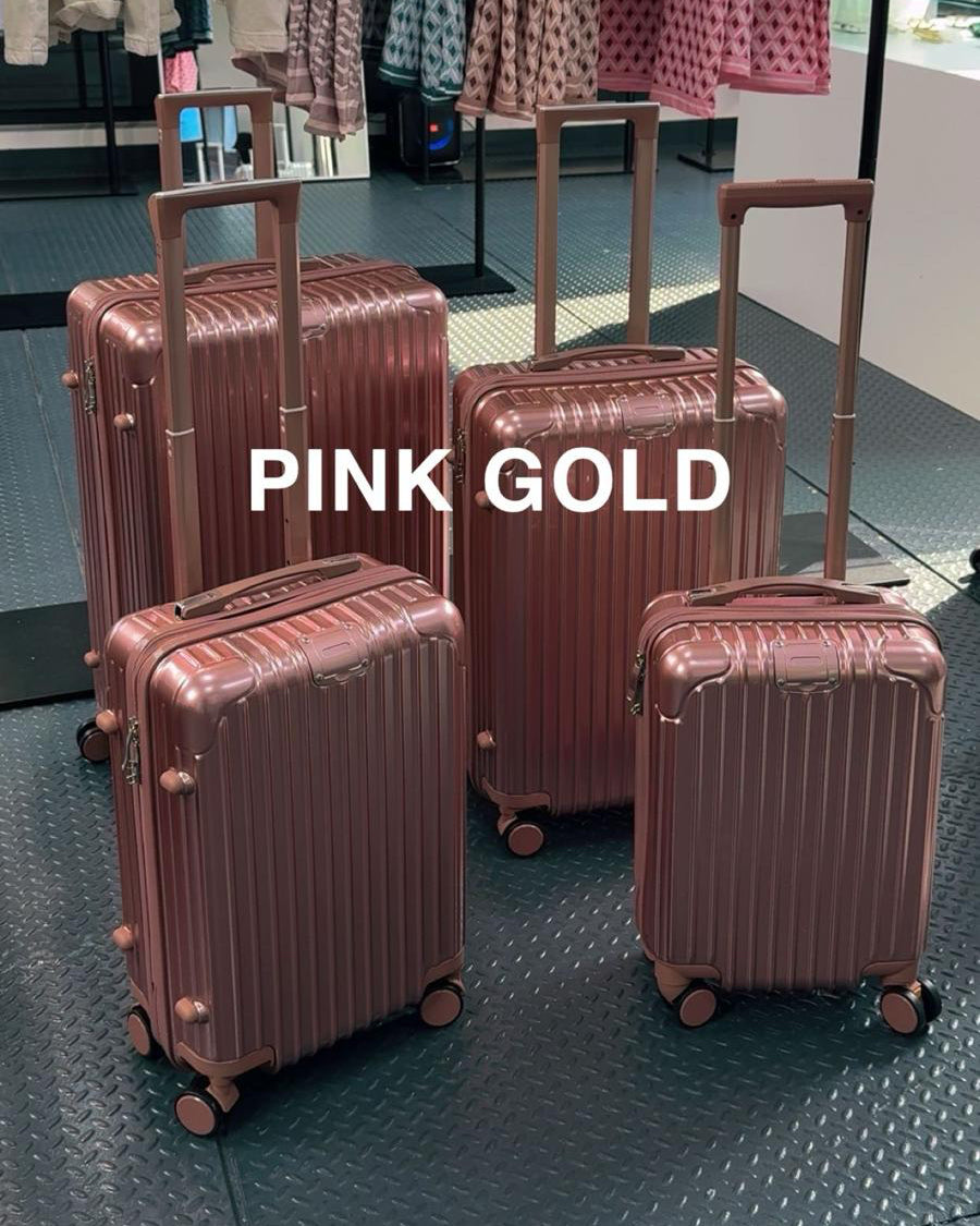 SET de 4 valises - Rose Gold