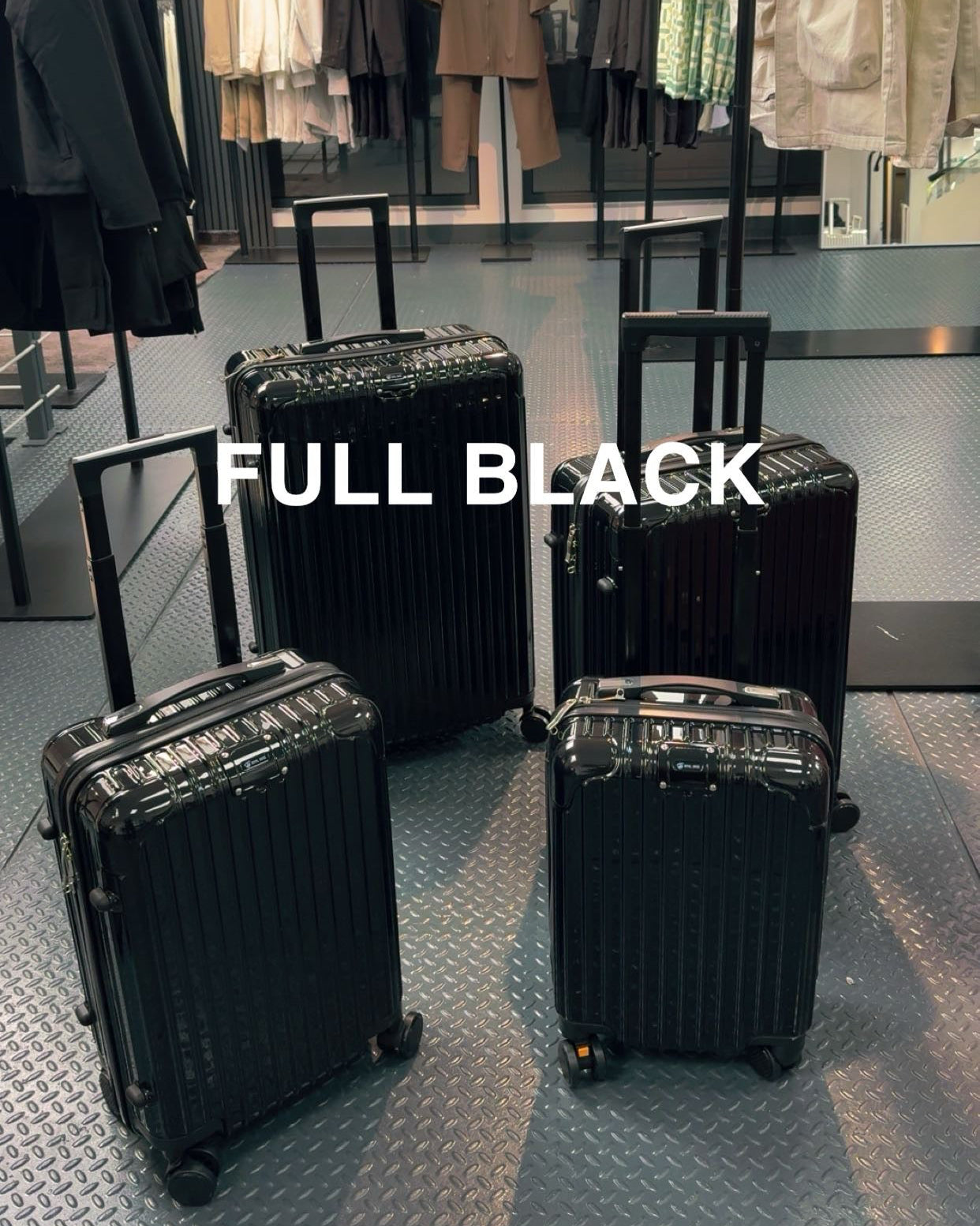 Lot de 4 valises - Full Black