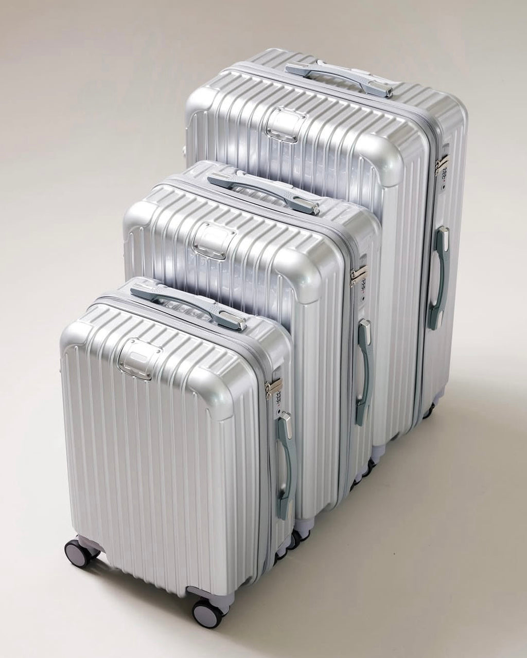 SET de 4 valises - Silver