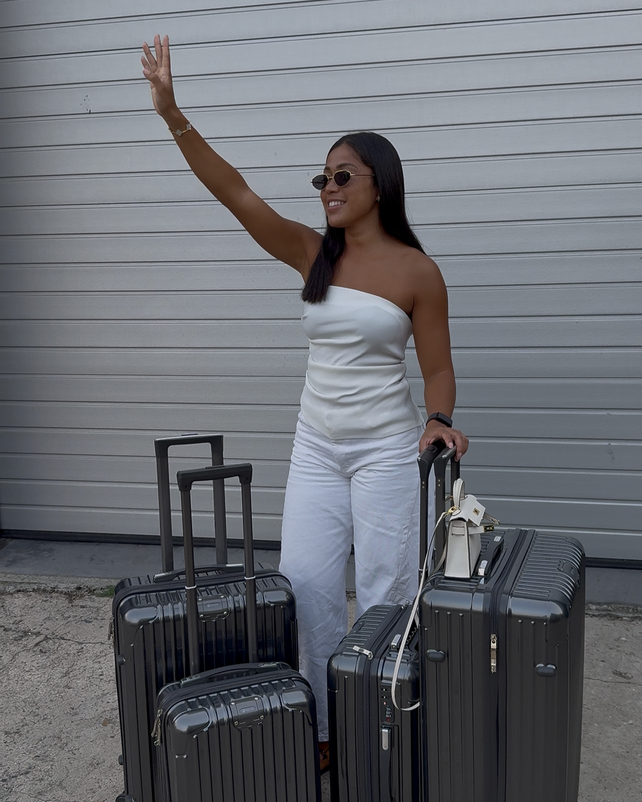 SET de 4 valises - Dark Grey